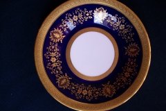 COALPORT LADY ANNE COBALT-  CUP & SAUCER  ..... http://jaapiesfinechinastore.com