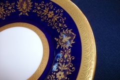COALPORT LADY ANNE COBALT-  CUP & SAUCER  ..... http://jaapiesfinechinastore.com