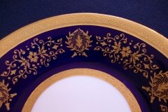 COALPORT LADY ANNE COBALT-  CUP & SAUCER  ..... http://jaapiesfinechinastore.com