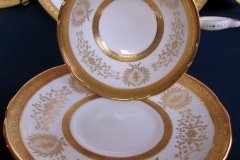 COALPORT LADY ANNE WHITE- CUP & SAUCER   ..... http://jaapiesfinechinastore.com