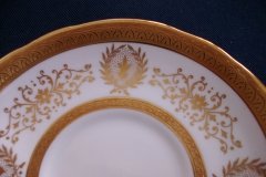 COALPORT LADY ANNE WHITE- CUP & SAUCER   ..... http://jaapiesfinechinastore.com