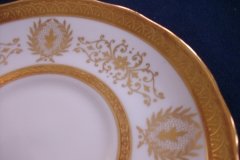 COALPORT LADY ANNE WHITE- CUP & SAUCER   ..... http://jaapiesfinechinastore.com