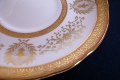 COALPORT LADY ANNE WHITE- CUP & SAUCER   ..... http://jaapiesfinechinastore.com