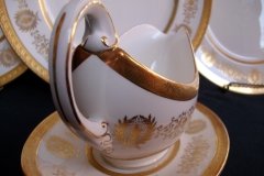COALPORT LADY ANNE WHITE- GRAVY BOAT & UNDERPLATE   ..... http://jaapiesfinechinastore.com