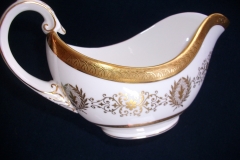 COALPORT LADY ANNE WHITE- GRAVY BOAT & UNDERPLATE   ..... https://www.jaapiesfinechinastore.com