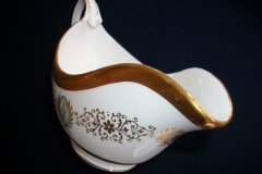 COALPORT LADY ANNE WHITE- GRAVY BOAT & UNDERPLATE   ..... https://www.jaapiesfinechinastore.com