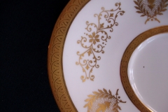 COALPORT LADY ANNE WHITE- GRAVY BOAT & UNDERPLATE   ..... https://www.jaapiesfinechinastore.com