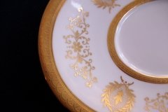 COALPORT LADY ANNE WHITE- GRAVY BOAT & UNDERPLATE   ..... http://jaapiesfinechinastore.com