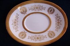COALPORT LADY ANNE WHITE- GRAVY BOAT & UNDERPLATE   ..... http://jaapiesfinechinastore.com
