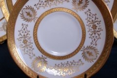 COALPORT LADY ANNE WHITE- SAUCER for TEA CUP   ..... http://jaapiesfinechinastore.com