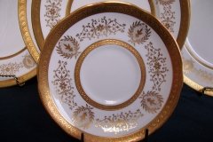 COALPORT LADY ANNE WHITE- SAUCER for TEA CUP   ..... http://jaapiesfinechinastore.com