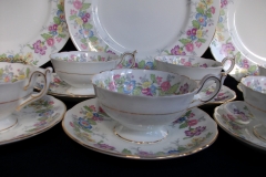 COALPORT MAYTIME- CUP & SAUCER  ..... https://www.jaapiesfinechinastore.com