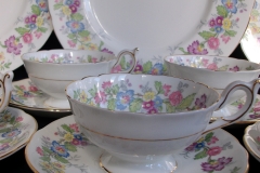 COALPORT MAYTIME- CUP & SAUCER  ..... https://www.jaapiesfinechinastore.com