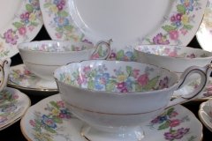 COALPORT MAYTIME- CUP & SAUCER  ..... http://jaapiesfinechinastore.com