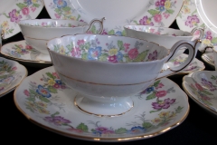 COALPORT MAYTIME- CUP & SAUCER  ..... https://www.jaapiesfinechinastore.com