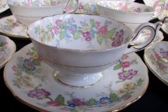 COALPORT MAYTIME- CUP & SAUCER  ..... http://jaapiesfinechinastore.com