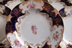 COALPORT PANEL COBALT 6902A - LUNCH PLATE ..... http://jaapiesfinechinastore.com