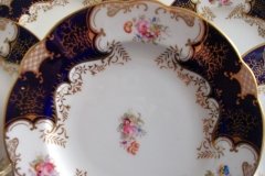 COALPORT PANEL COBALT 6902A - LUNCH PLATE ..... http://jaapiesfinechinastore.com
