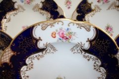 COALPORT PANEL COBALT 6902A - LUNCH PLATE ..... http://jaapiesfinechinastore.com
