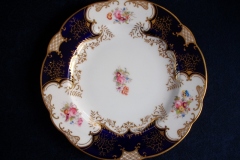 COALPORT PANEL COBALT 6902A - LUNCH PLATE ..... https://www.jaapiesfinechinastore.com