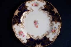 COALPORT PANEL COBALT 6902A - LUNCH PLATE ..... http://jaapiesfinechinastore.com