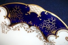 COALPORT PANEL COBALT 6902A - LUNCH PLATE ..... http://jaapiesfinechinastore.com