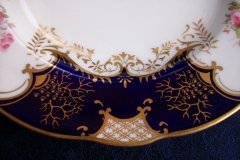 COALPORT PANEL COBALT 6902A - LUNCH PLATE ..... http://jaapiesfinechinastore.com