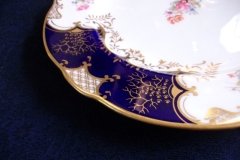 COALPORT PANEL COBALT 6902A - LUNCH PLATE ..... http://jaapiesfinechinastore.com