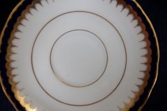 COALPORT SPEARPOINT COBALT 3991A- CUP & SAUCER   .....   http://jaapiesfinechinastore.com