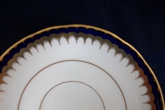 COALPORT SPEARPOINT COBALT 3991A- CUP & SAUCER   .....   https://www.jaapiesfinechinastore.com