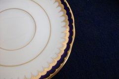 COALPORT SPEARPOINT COBALT 3991A- CUP & SAUCER   .....   http://jaapiesfinechinastore.com