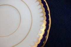 COALPORT SPEARPOINT COBALT 3991A- CUP & SAUCER   .....   http://jaapiesfinechinastore.com