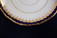COALPORT SPEARPOINT COBALT 3991A- CUP & SAUCER   .....   http://jaapiesfinechinastore.com