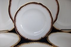 COALPORT SPEARPOINT 850- DESSERT/PIE PLATE    .....   http://jaapiesfinechinastore.com
