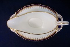 COALPORT SPEARPOINT 850- GRAVY BOAT & UNDERPLATE   .....   http://jaapiesfinechinastore.com
