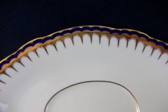 COALPORT SPEARPOINT 850- GRAVY BOAT & UNDERPLATE   .....   https://www.jaapiesfinechinastore.com