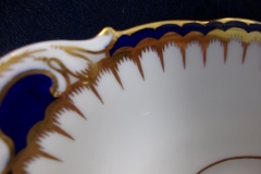 COALPORT SPEARPOINT 850- GRAVY BOAT & UNDERPLATE   .....   https://www.jaapiesfinechinastore.com