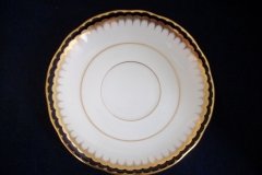 COALPORT SPEARPOINT COBALT 3991A- SOUP BOWL & SAUCER   .....   http://jaapiesfinechinastore.com