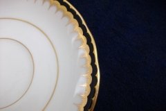 COALPORT SPEARPOINT COBALT 3991A- SOUP BOWL & SAUCER   .....   http://jaapiesfinechinastore.com