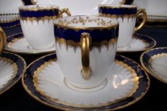 COALPORT SPEARPOINT COBALT 6143- DEMI CUP & SAUCER ..... http://jaapiesfinechinastore.com