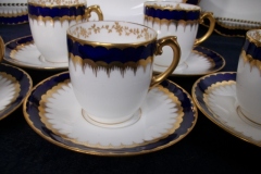 COALPORT SPEARPOINT COBALT 6143- DEMI CUP & SAUCER ..... https://www.jaapiesfinechinastore.com