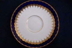 COALPORT SPEARPOINT COBALT 6143- DEMI CUP & SAUCER ..... http://jaapiesfinechinastore.com
