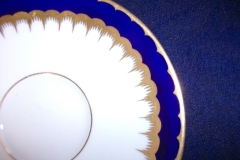 COALPORT SPEARPOINT COBALT 6143- DEMI CUP & SAUCER ..... https://www.jaapiesfinechinastore.com