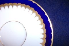 COALPORT SPEARPOINT COBALT 6143- DEMI CUP & SAUCER ..... http://jaapiesfinechinastore.com