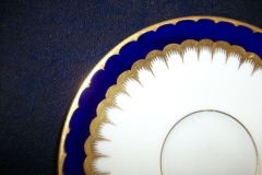 COALPORT SPEARPOINT COBALT 6143- DEMI CUP & SAUCER ..... https://www.jaapiesfinechinastore.com