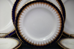 COALPORT SPEARPOINT COBALT 6143- SMOOTH- DESSERT/PIE PLATE 6 3/4"  ..... https://www.jaapiesfinechinastore.com