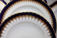 COALPORT SPEARPOINT COBALT 6143- SMOOTH- DESSERT/PIE PLATE 6 3/4"  ..... https://www.jaapiesfinechinastore.com