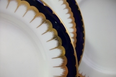 COALPORT SPEARPOINT COBALT 6143- SMOOTH- DESSERT/PIE PLATE 6 3/4"  ..... https://www.jaapiesfinechinastore.com