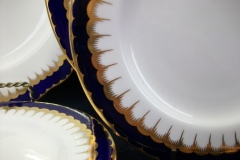 COALPORT SPEARPOINT COBALT 6143- SMOOTH- DESSERT/PIE PLATE 6 3/4"  ..... https://www.jaapiesfinechinastore.com