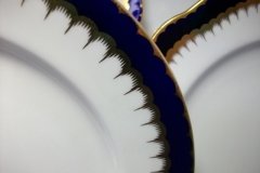 COALPORT SPEARPOINT COBALT 6143  SMOOTH- DINNER PLATE  10  1/4"  ..... http://jaapiesfinechinastore.com